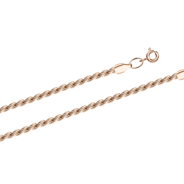 Chain in red gold of 585 assay value 