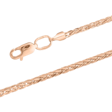 Chain in red gold of 585 assay value 