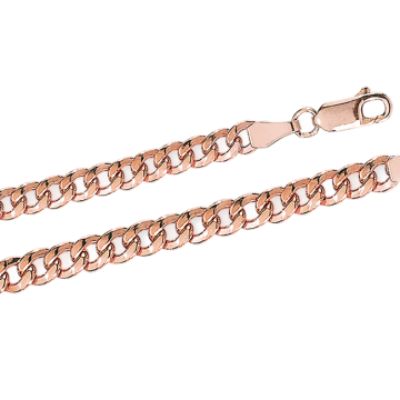 Bracelet/chain in red gold of 585 assay value 