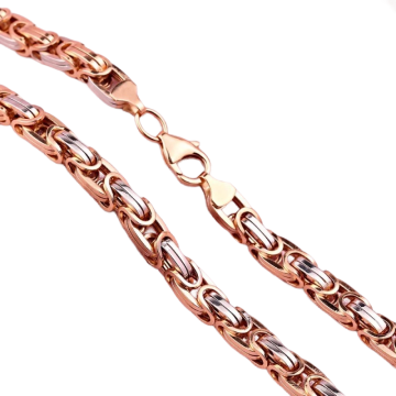 Bracelet/chain in red gold of 585 assay value 