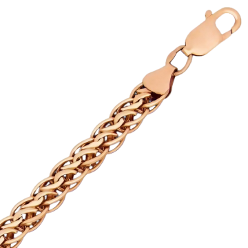 Chain in red gold of 585 assay value 