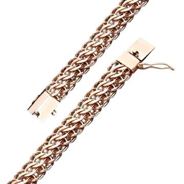 Bracelet/chain in red gold of 585 assay value 