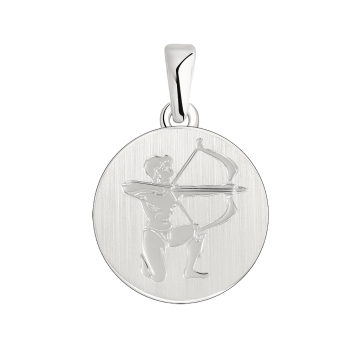 Silver zodiac sign "Sagittarius" 