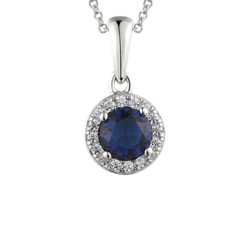 Anhänger 925er Sterling Silber mit Zirkonia 