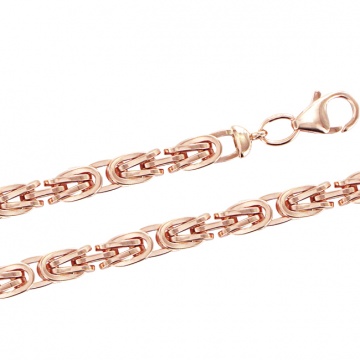 Chain in red gold of 585 assay value 55 cm