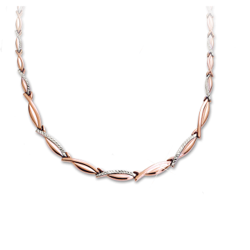 Necklace in red gold of 585 assay value 