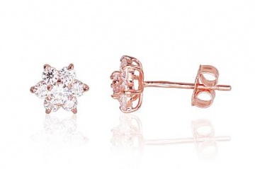 Gold classic studs earrings 