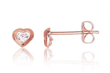 Gold classic studs earrings 