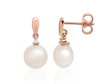 Золотые серьги-пуссеты 