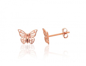 Gold classic studs earrings 