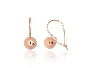 Gold hook earrings 