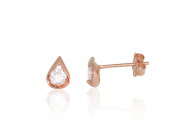 Gold classic studs earrings 