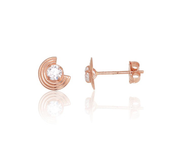 Gold classic studs earrings 