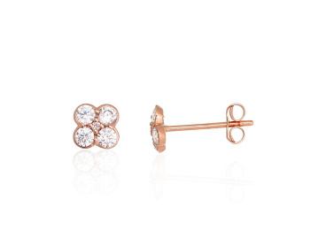 Gold classic studs earrings 