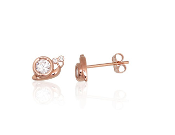 Gold classic studs earrings 