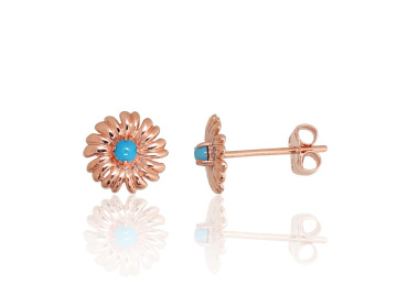 Gold classic studs earrings 