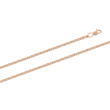 Chain in red gold of 585 assay value 40 cm