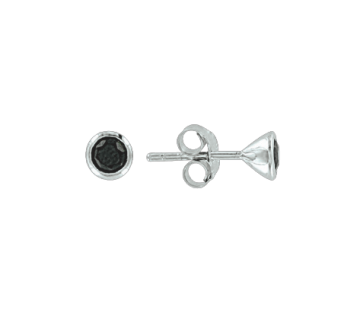 Silver earrings with zirconia 