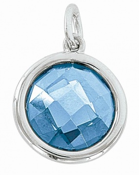 Pendants in Silver 925 - Crystal light blue 