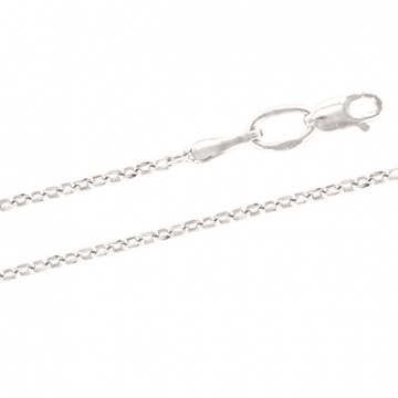 Chain in white gold of 585 assay value 55 cm