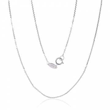 Goldene Kette Anchor 0.8 mm , Diamantenbearbeitung der Facetten 