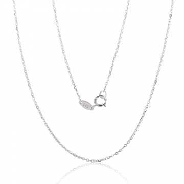 Goldene Kette Anchor round 1 mm , Diamantenbearbeitung der Facetten 