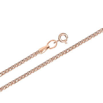 Chain in red gold of 585 assay value 
