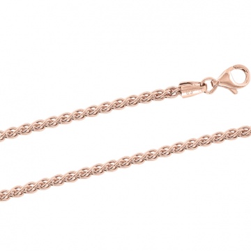 Gold-plated silver chain 45 cm