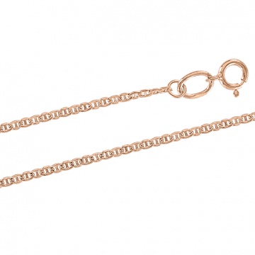 Chain in red gold of 585 assay value 45 cm