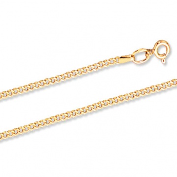 Chain from yellow gold of 585 assay value 60 cm