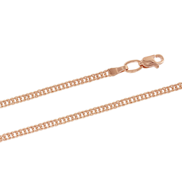 Chain in red gold of 585 assay value 45 cm