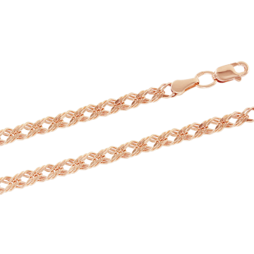Chain in red gold of 585 assay value 60 cm