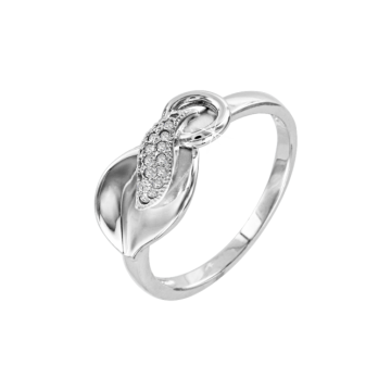 Женское серебряное кольцо 925 пробы. Вставка: Фианиты 