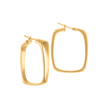 Earrings for in yellow gold of 585 assay value (14ct) 