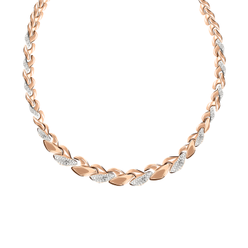 Necklace in red gold of 585 assay value 