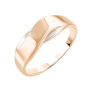 Кольцо женское из красного золота 585 пробы 