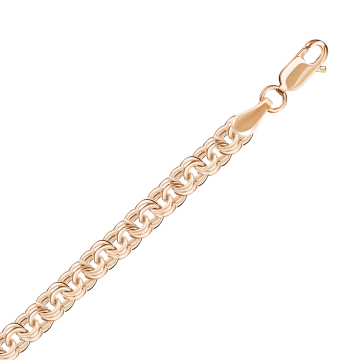 Chain in red gold of 585 assay value 
