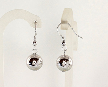 Silver hook earrings 