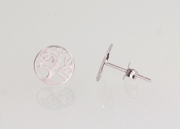Silver stud earrings 