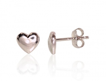 Silver stud earrings 