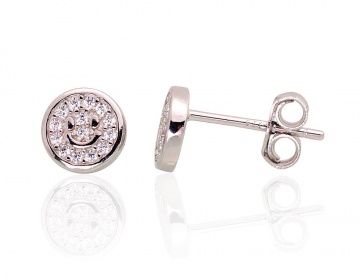 Silver stud earrings 