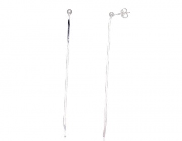 Silver stud earrings 