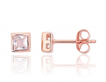 Silver stud earrings 