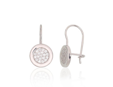 Silver hook earrings 