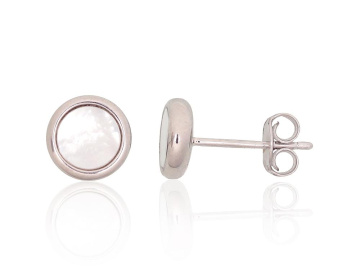 Silver stud earrings 