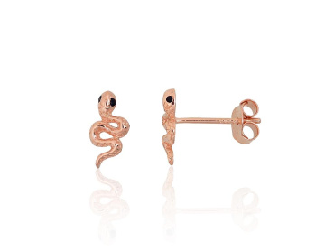 Серебряные серьги-пуссеты 