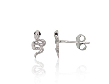 Silver stud earrings 