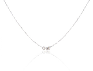 Silbernes Collier 