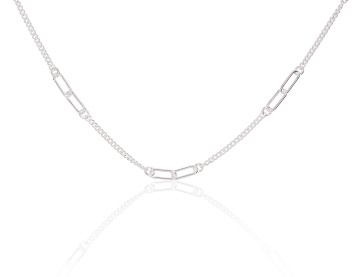 Silbernes Collier 