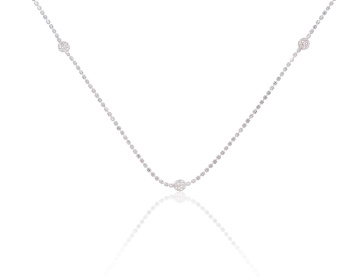 Silbernes Collier 